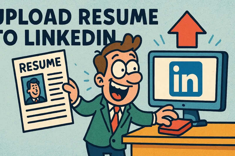Guide to uploading resume to LinkedIn