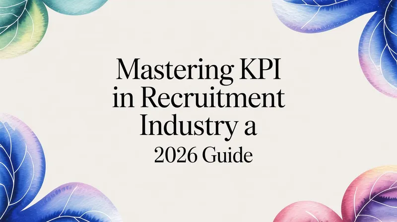 Mastering KPI in Recruitment Industry A 2026 Guide