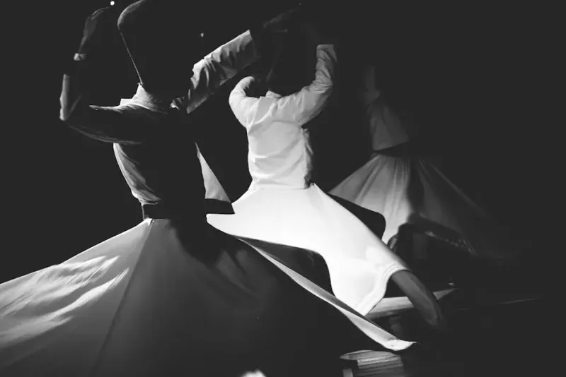 Three Person Dancing Dervish Dance